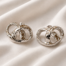 Load image into Gallery viewer, Orange Peel Earrings - Midi