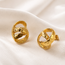 Load image into Gallery viewer, Orange Peel Earrings - Midi