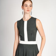 Load image into Gallery viewer, Color Block Midi Dress