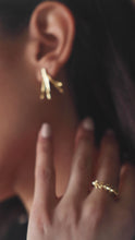 Load and play video in Gallery viewer, Rosemary Stud Earrings