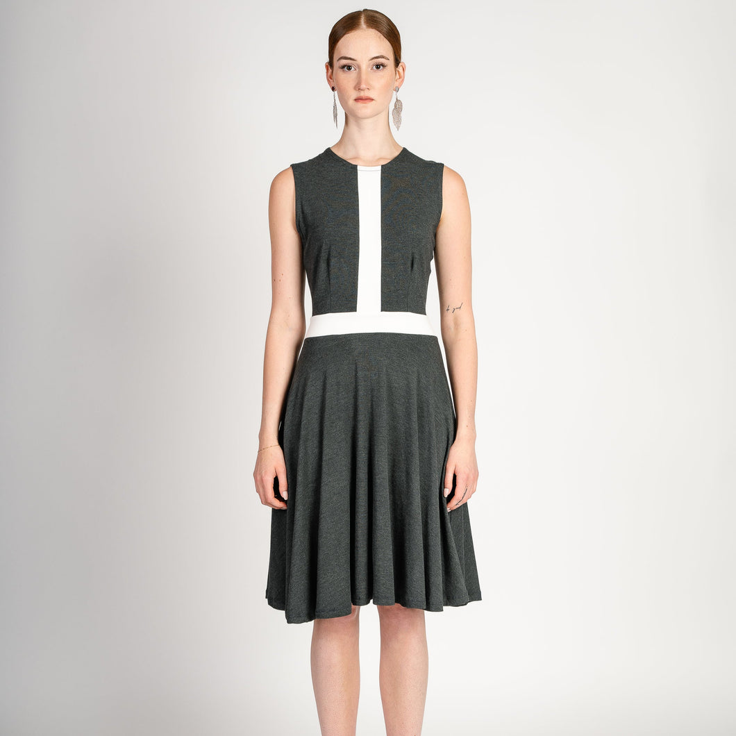 Color Block Midi Dress