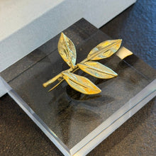 Load image into Gallery viewer, Olive Leaves Brooch
