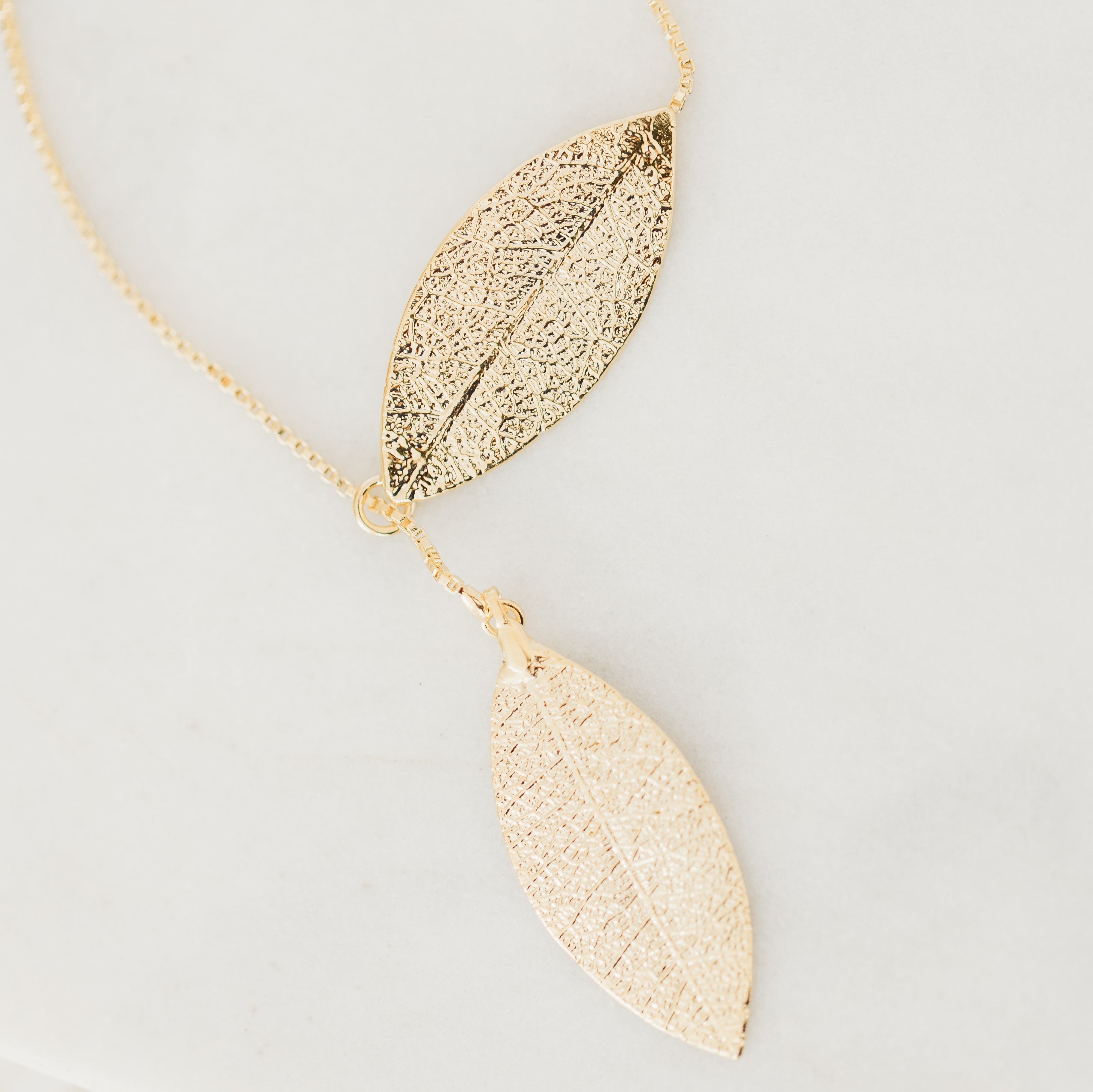 Quina ("KEEN-ah") Leaf Adjustable Necklace